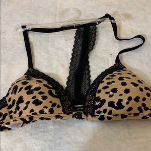 Exhilaration animal print bra